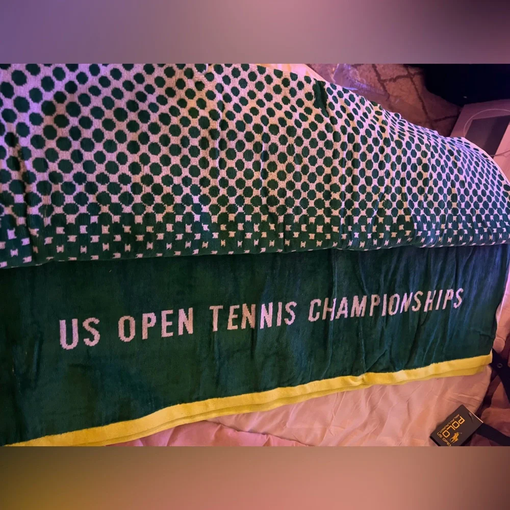 AUTHENTIC US OPEN Official On-Court Towel by Polo Ralph Lauren - NYC - Picture 5 of 11